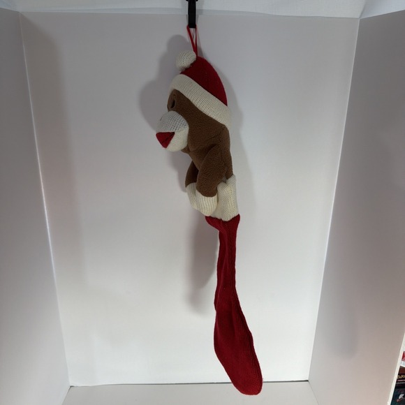 Dan Dee Collector's Choice Sock Monkey Plush Christmas Stocking Knit - Picture 4 of 4
